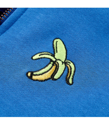 Kids' Hooded Sweatshirt with Zip Blue 92