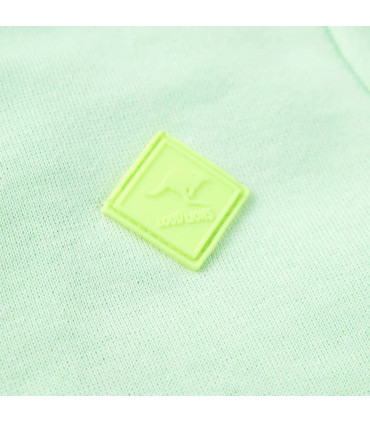 Kids' Hooded Sweatshirt with Zip Bright Green 128