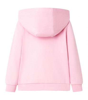 Kids' Hooded Sweatshirt with Zip Bright Pink 92