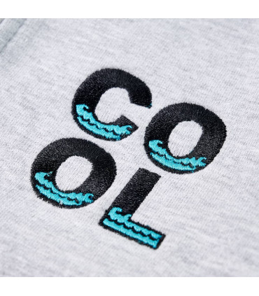 Kids' Hooded Sweatshirt with Zip Grey 92