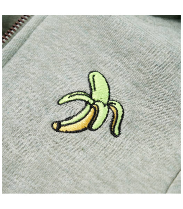 Kids' Hooded Sweatshirt with Zip Light Khaki Melange 92