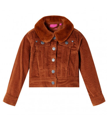 Kids' Jacket Corduroy Cognac 104