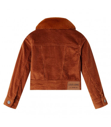 Kids' Jacket Corduroy Cognac 128