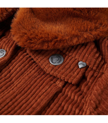 Kids' Jacket Corduroy Cognac 128
