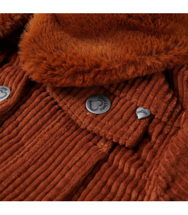 Kids' Jacket Corduroy Cognac 140