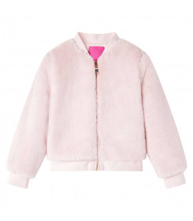 Kids' Jacket Faux Fur Soft Pink 104
