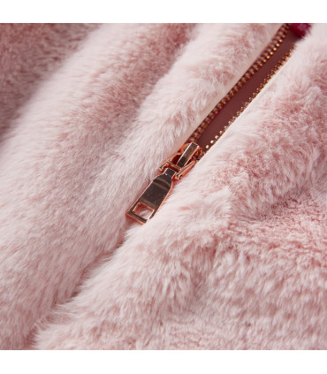 Kids' Jacket Faux Fur Soft Pink 104
