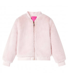Kids' Jacket Faux Fur Soft Pink 116