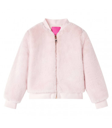 Kids' Jacket Faux Fur Soft Pink 116
