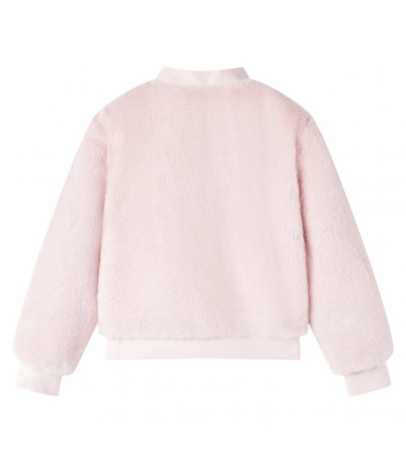 Kids' Jacket Faux Fur Soft Pink 116
