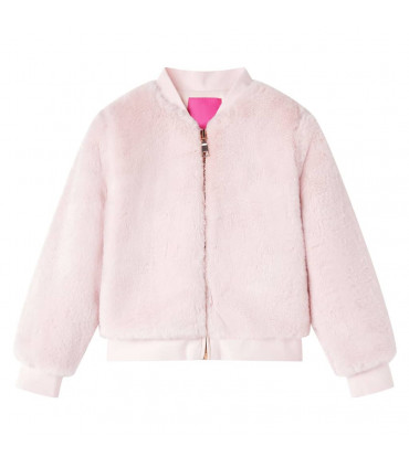 Kids' Jacket Faux Fur Soft Pink 92