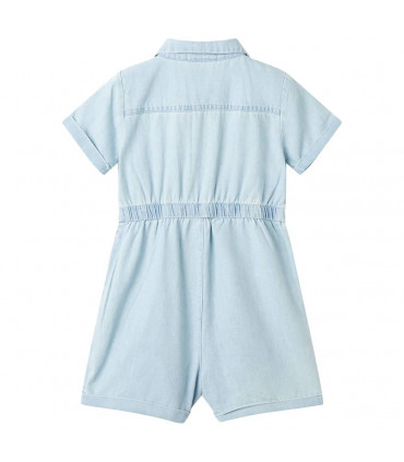 Kids' Onesie with Short Sleeves Soft Blue 140