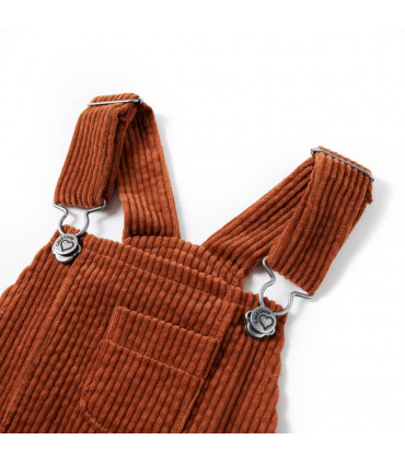 Kids' Overall Dress Corduroy Cognac 116