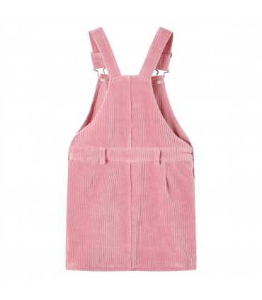 Kids' Overall Dress Corduroy Light Pink 116
