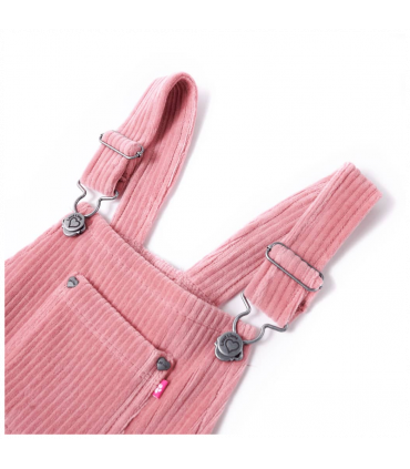 Kids' Overall Dress Corduroy Light Pink 116