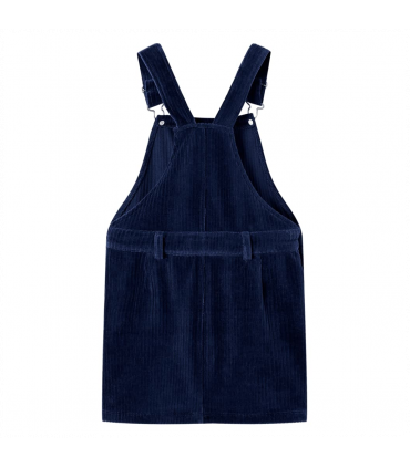 Kids' Overall Dress Corduroy Navy 104