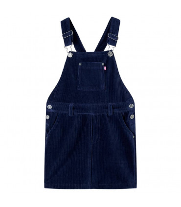 Kids' Overall Dress Corduroy Navy 116