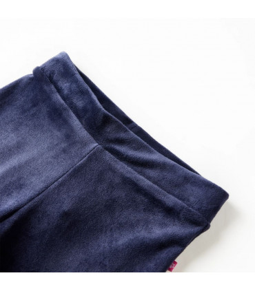 Kids' Pants Velvet Dark Blue 92