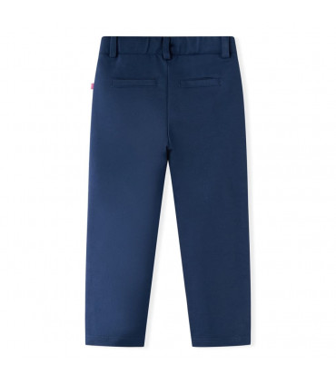 Kids' Pants with Black Trims Navy 128