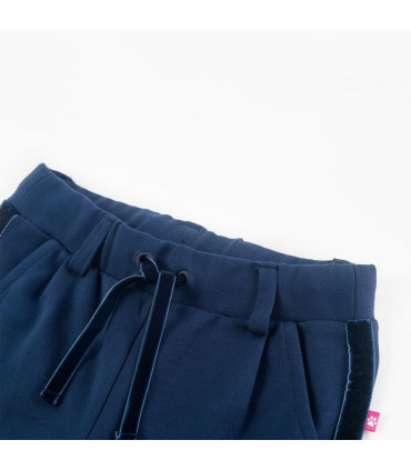 Kids' Pants with Black Trims Navy 92