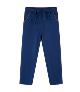 Kids' Pants with Drawstring Navy Blue 104
