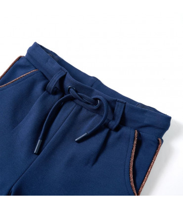 Kids' Pants with Drawstring Navy Blue 128