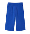 Kids' Pants with Wide Legs Cobalt Blue 140