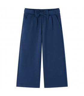 Kids' Pants with Wide Legs Navy 128