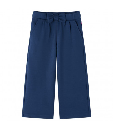Kids' Pants with Wide Legs Navy 128