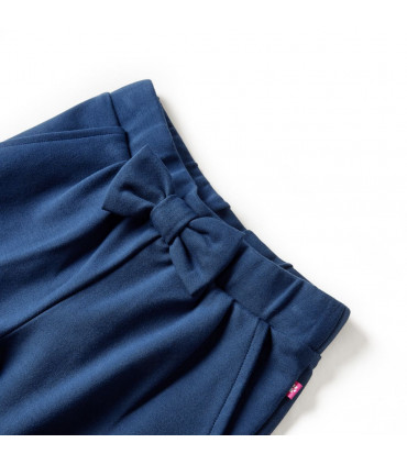 Kids' Pants with Wide Legs Navy 128