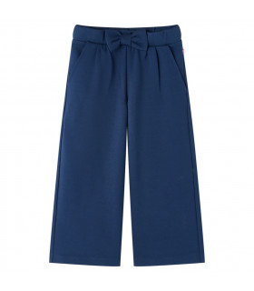 Kids' Pants with Wide Legs Navy 140
