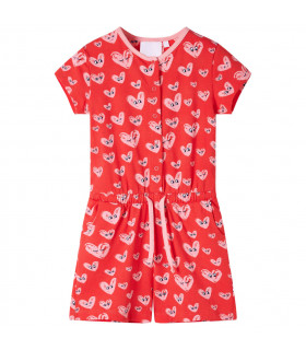 Kids' Playsuit Red 128