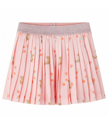 Kids' Pleated Skirt Light Orange 104