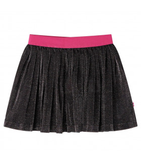 Kids' Pleated Skirt with Glitter Navy 104