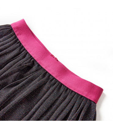 Kids' Pleated Skirt with Glitter Navy 104