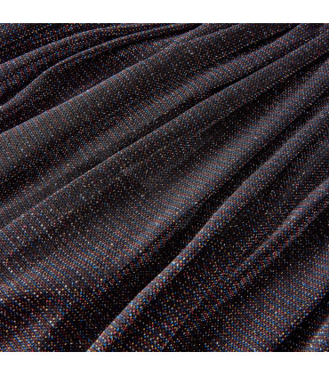 Kids' Pleated Skirt with Glitter Navy 104