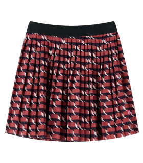 Kids' Pleated Skirt with Glitter Navy 104