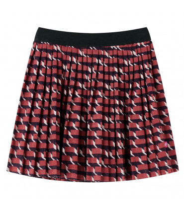 Kids' Pleated Skirt with Glitter Navy 104