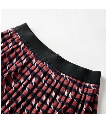Kids' Pleated Skirt with Glitter Navy 104