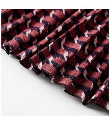 Kids' Pleated Skirt with Glitter Navy 104