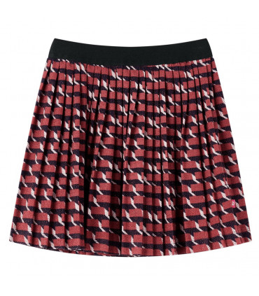 Kids' Pleated Skirt with Glitter Navy 116