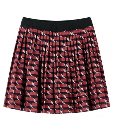 Kids' Pleated Skirt with Glitter Navy 116