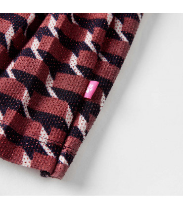 Kids' Pleated Skirt with Glitter Navy 116