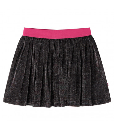Kids' Pleated Skirt with Glitter Navy 116