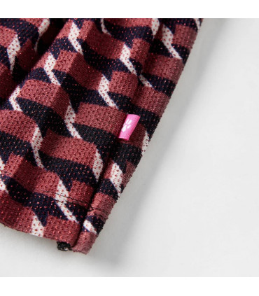 Kids' Pleated Skirt with Glitter Navy 128