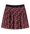 Kids' Pleated Skirt with Glitter Navy 140