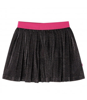 Kids' Pleated Skirt with Glitter Navy 140