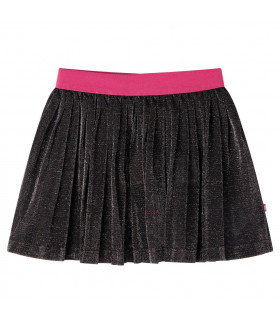 Kids' Pleated Skirt with Glitter Navy 92