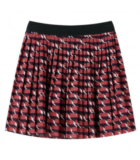 Kids' Pleated Skirt with Glitter Navy 92