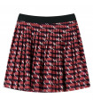 Kids' Pleated Skirt with Glitter Navy 92